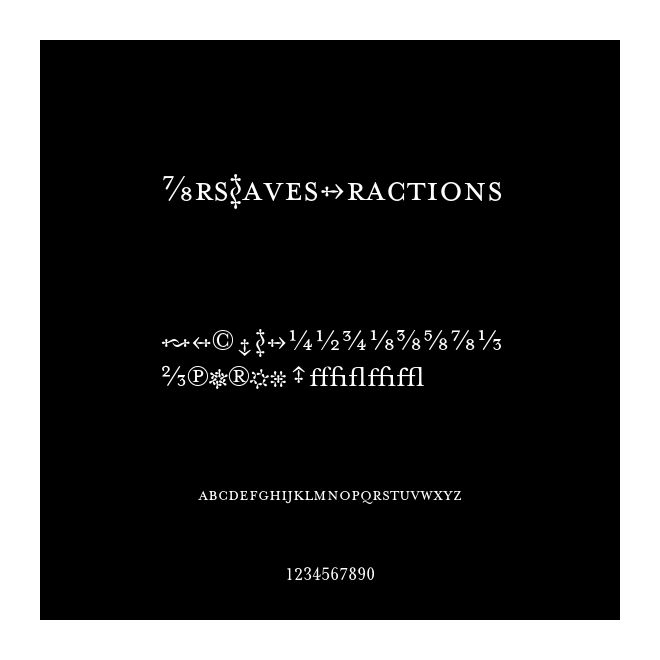 MrsEavesFractions