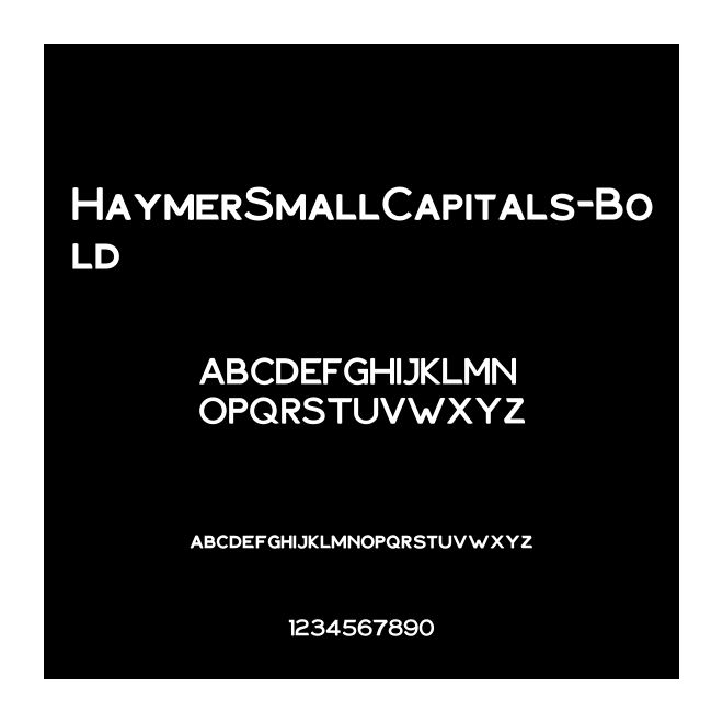 HaymerSmallCapitals-Bold