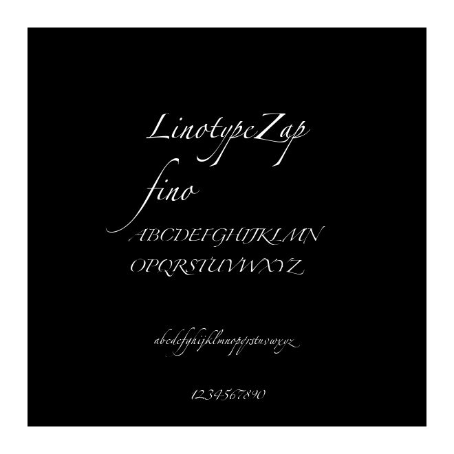 LinotypeZapfino