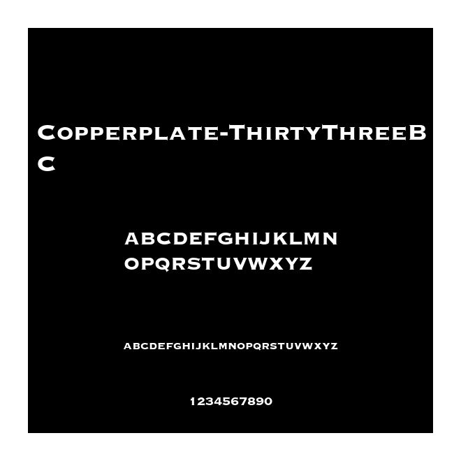 Copperplate-ThirtyThreeBC