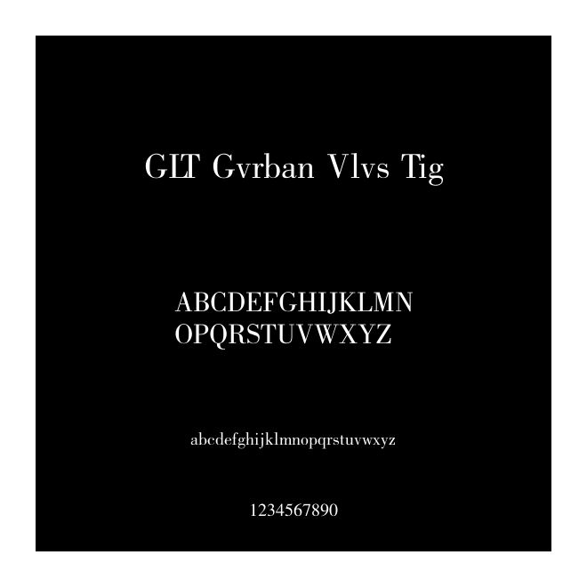 GLT Gvrban Vlvs Tig