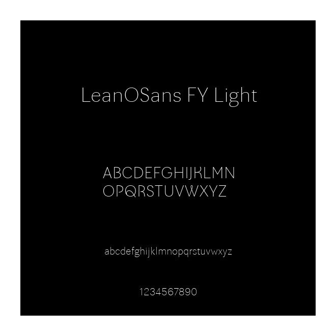 LeanOSans FY Light