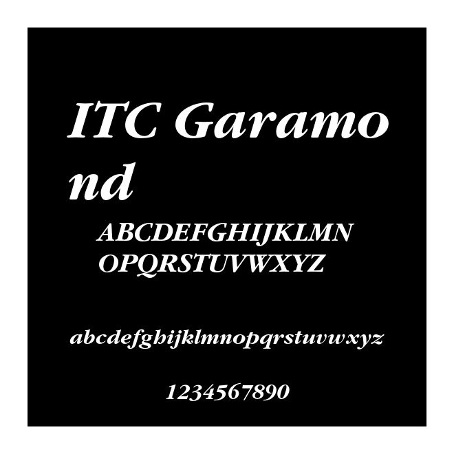 ITC Garamond