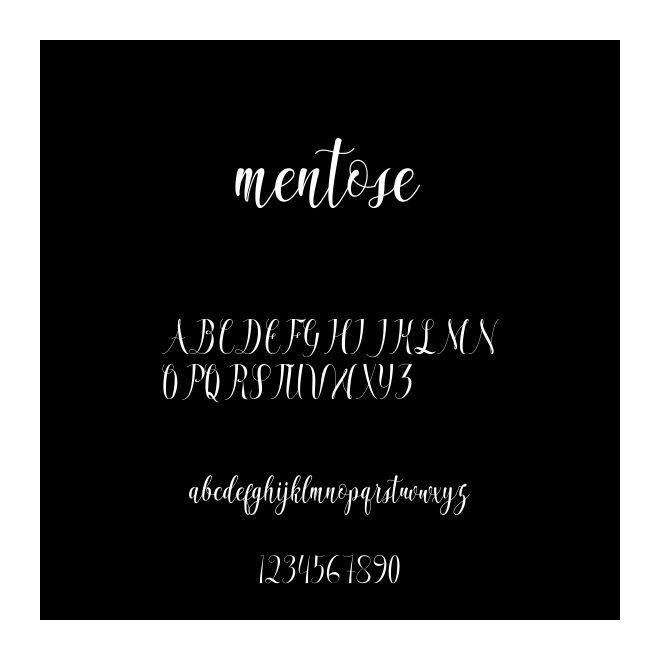 mentose