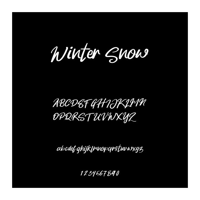 Winter Snow