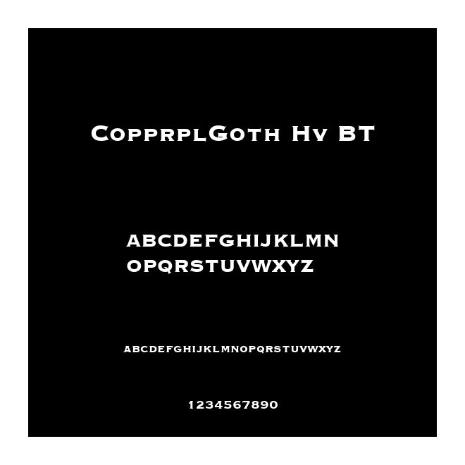CopprplGoth Hv BT