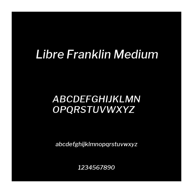 Libre Franklin Medium