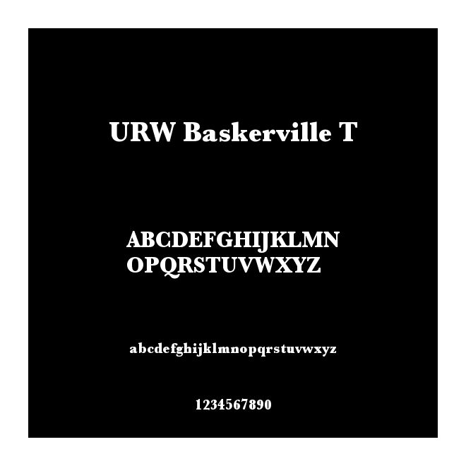URW Baskerville T