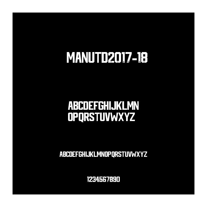 曼联杯赛ManUtd2017-18