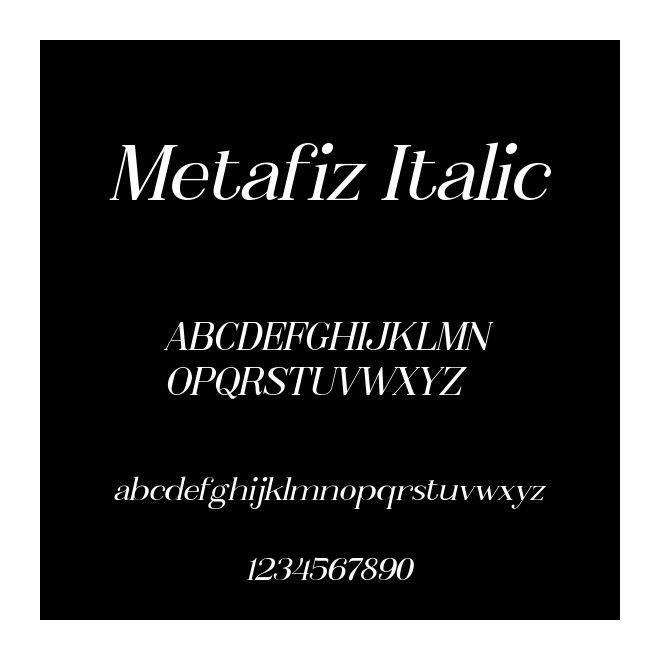 Metafiz Italic