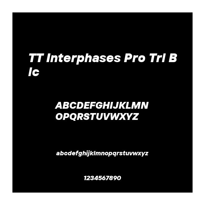 TT Interphases Pro Trl Blc