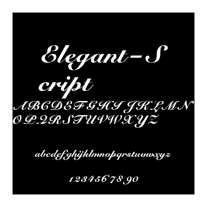 Elegant-Script