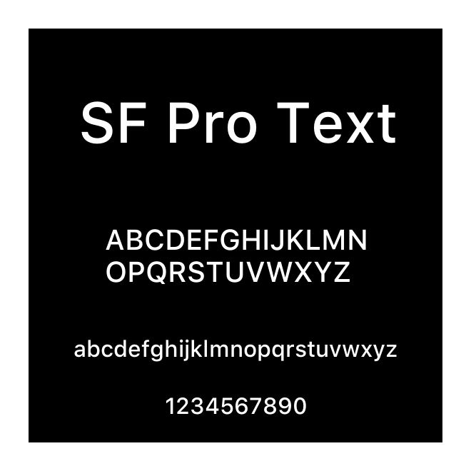 SF Pro Text