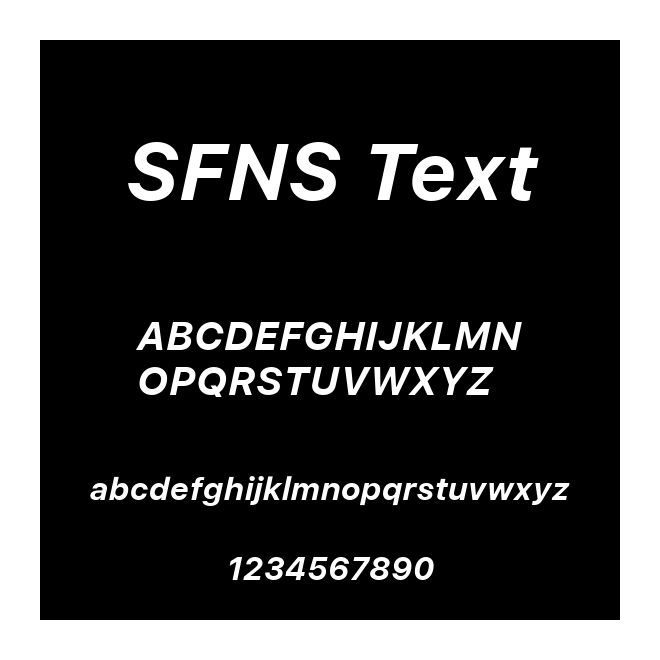SFNS Text