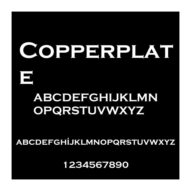 Copperplate