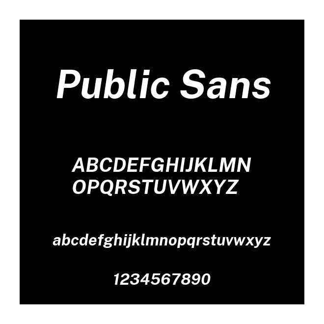 Public Sans