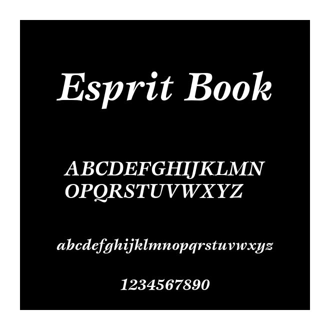 Esprit Book