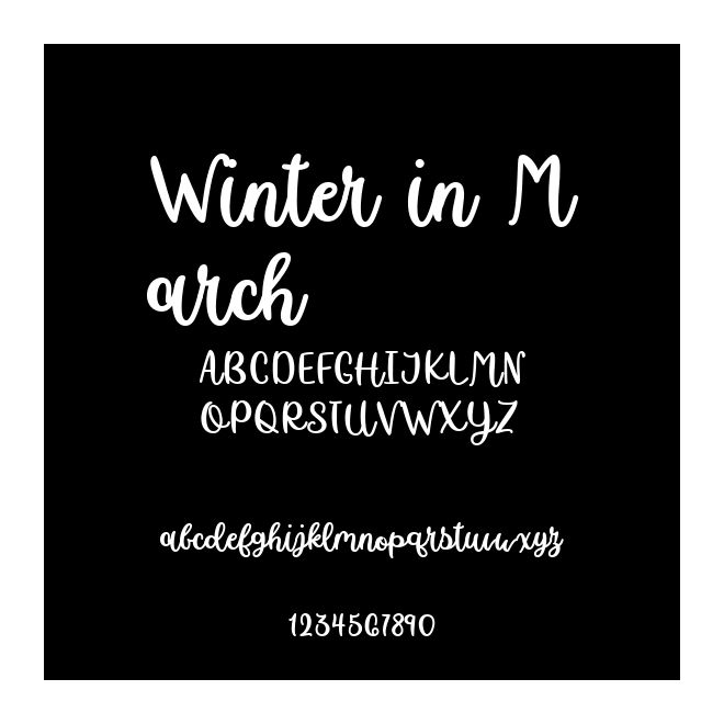 Winter in March
