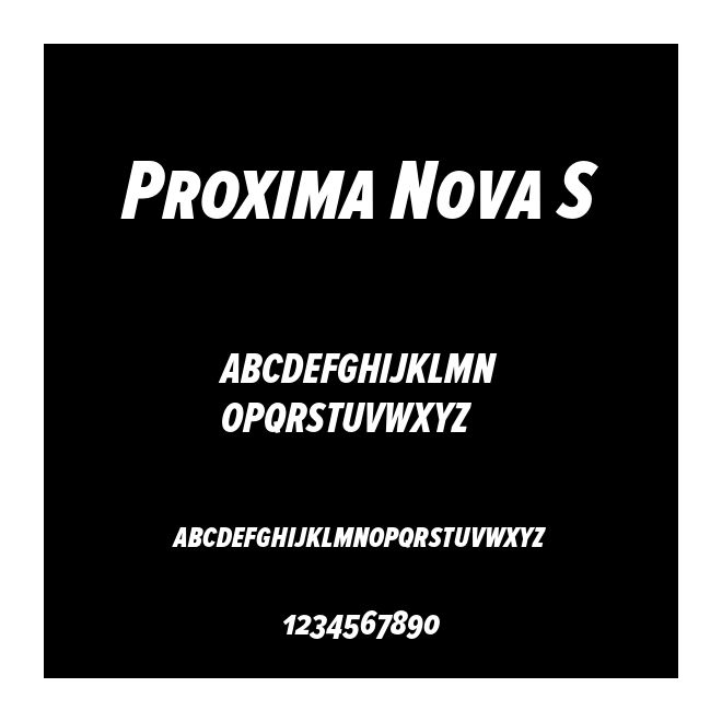 Proxima Nova S