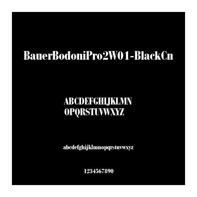 BauerBodoniPro2W01-BlackCn