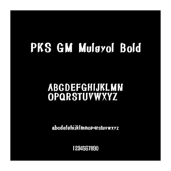 PKS GM Mulgyol Bold
