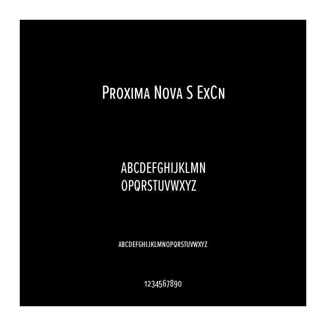 Proxima Nova S ExCn