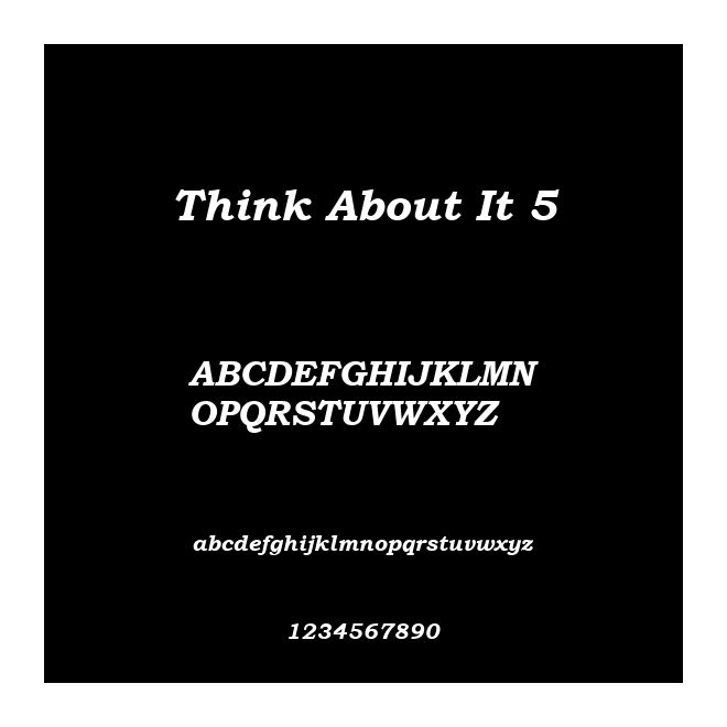 Think About It 5