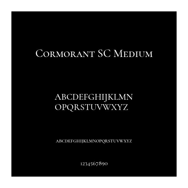 Cormorant SC Medium