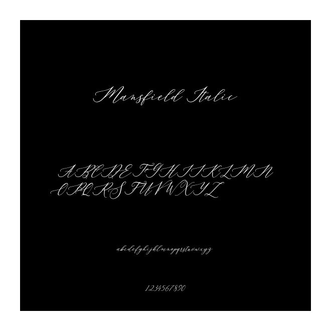 Mansfield Italic