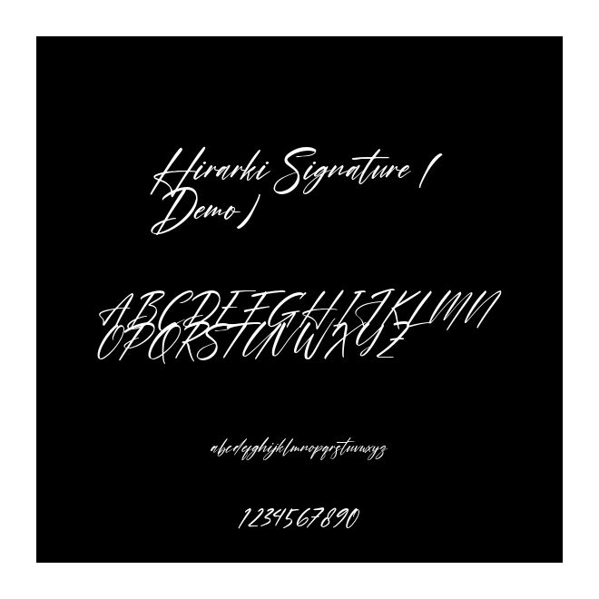 Hirarki Signature (Demo)