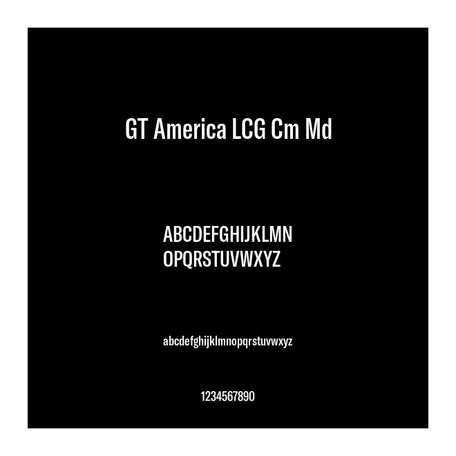 GT America LCG Cm Md