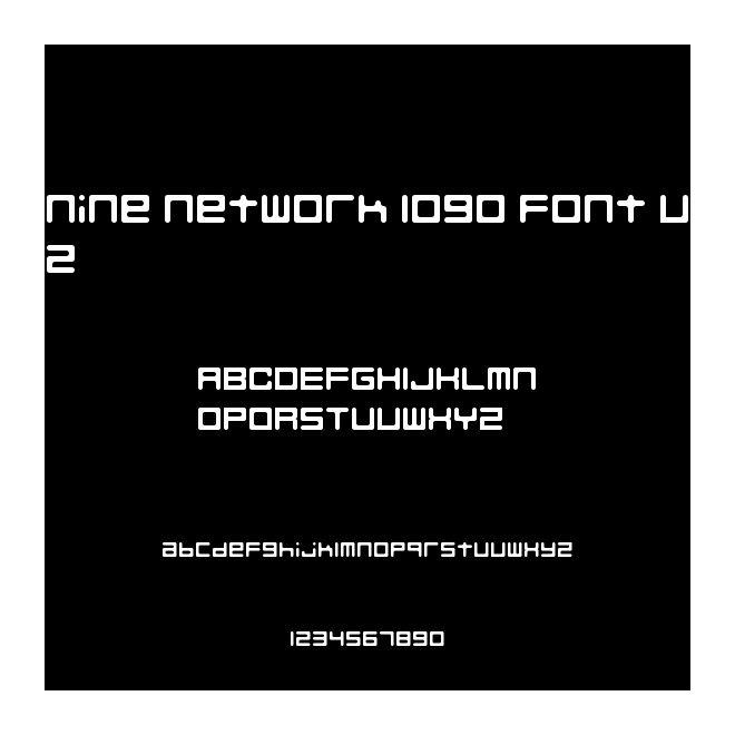 Nine Network logo font v2