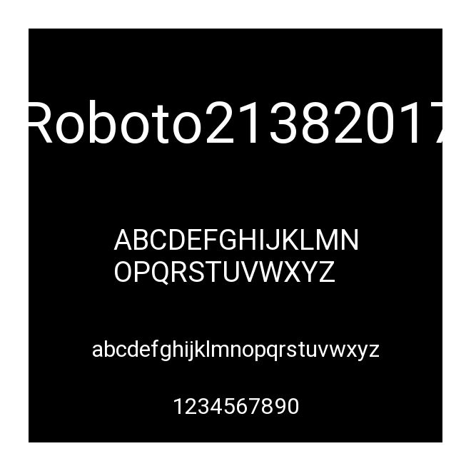 Roboto21382017