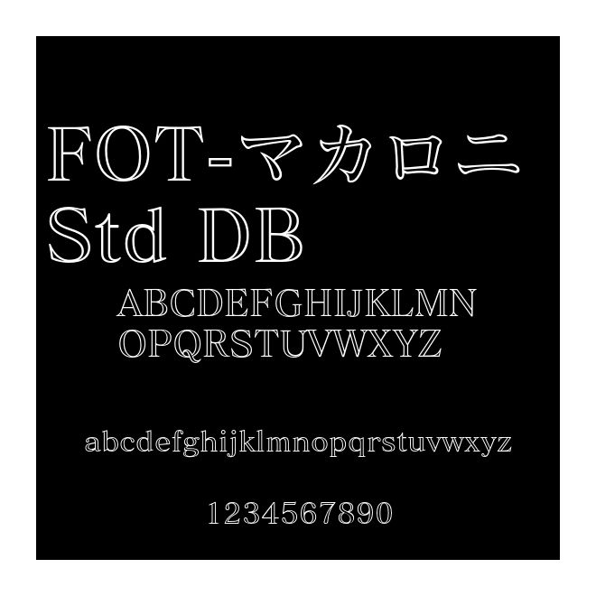 FOT-マカロニ Std DB
