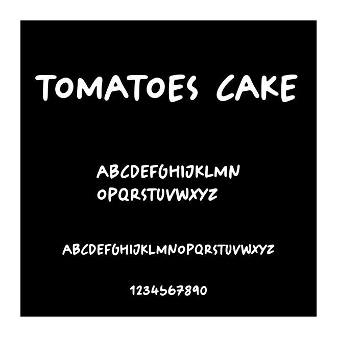 Tomatoes Cake