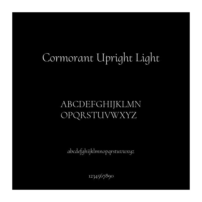 Cormorant Upright Light