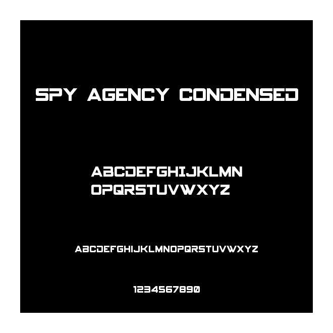 Spy Agency Condensed