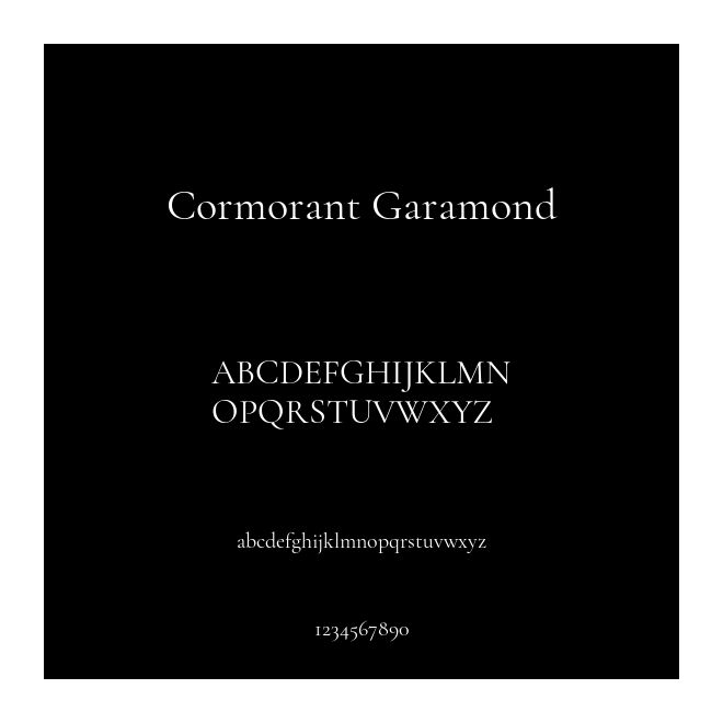 Cormorant Garamond