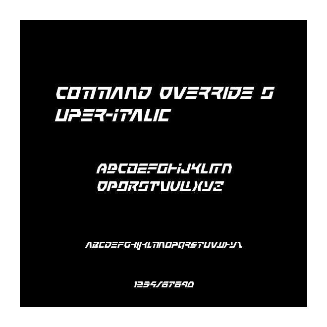 Command Override Super-Italic