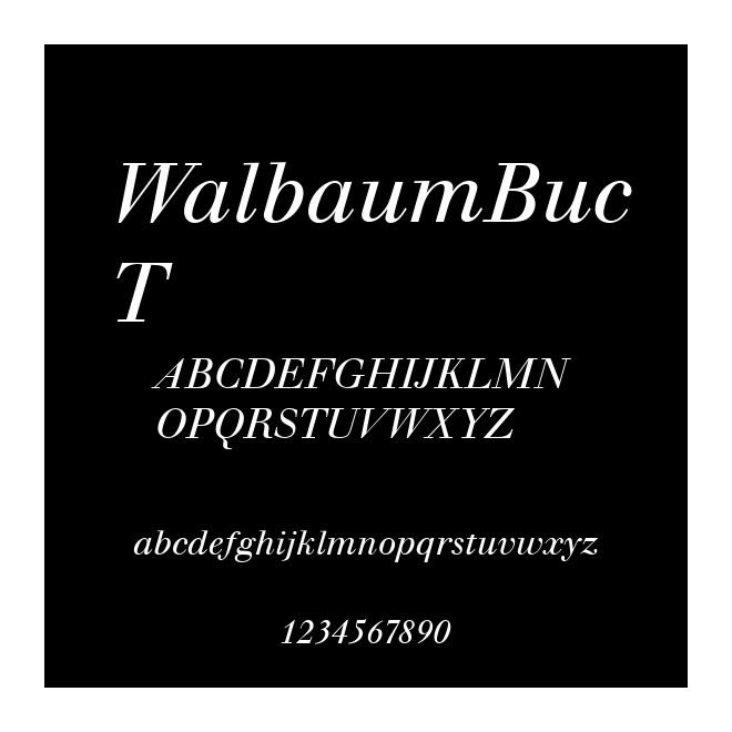 WalbaumBucT