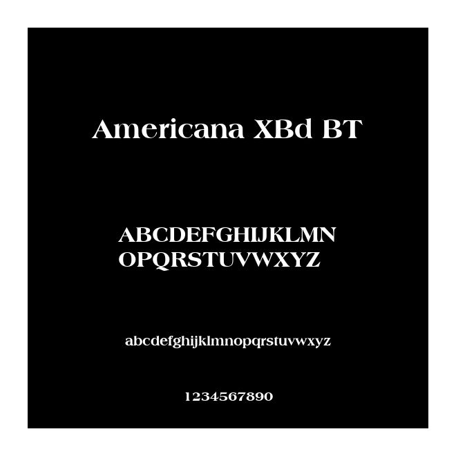 Americana XBd BT