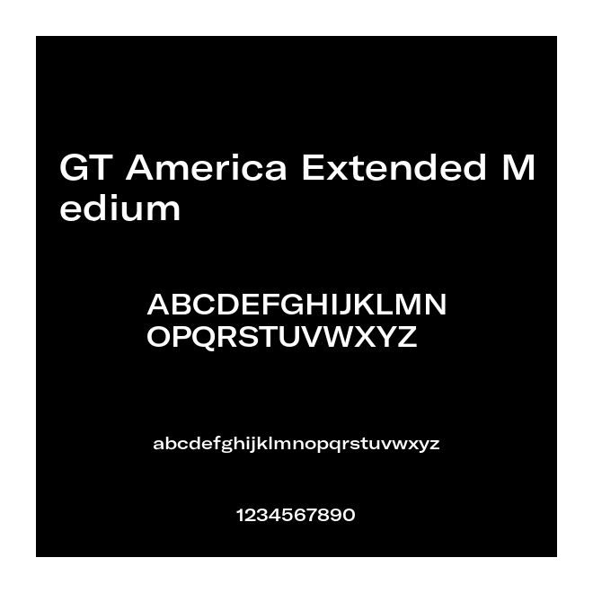 GT America Extended Medium