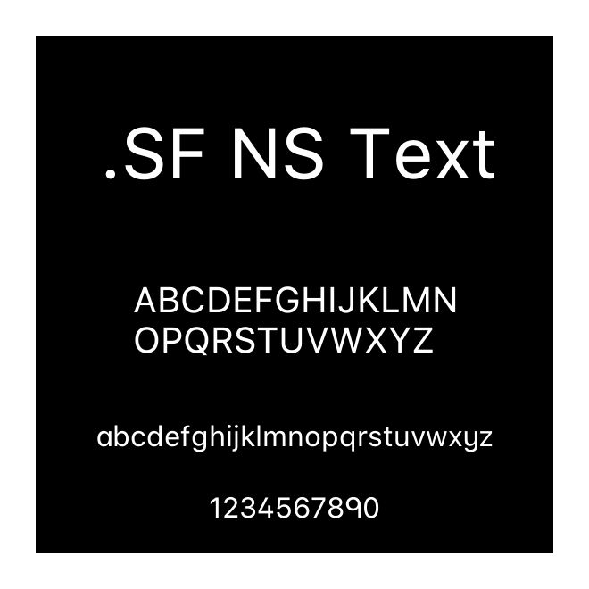 .SF NS Text