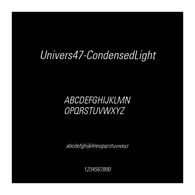 Univers47-CondensedLight