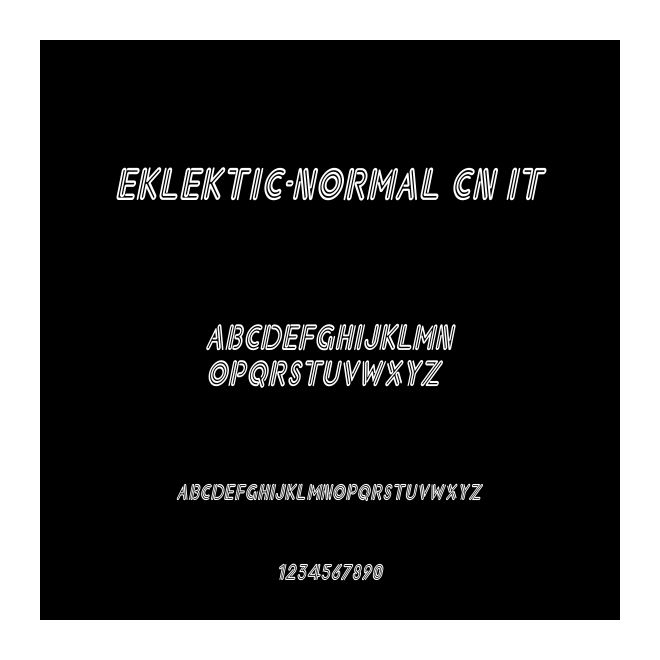 Eklektic-Normal Cn IT