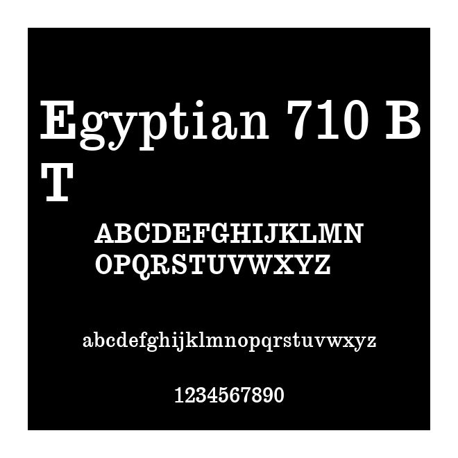 Egyptian 710 BT