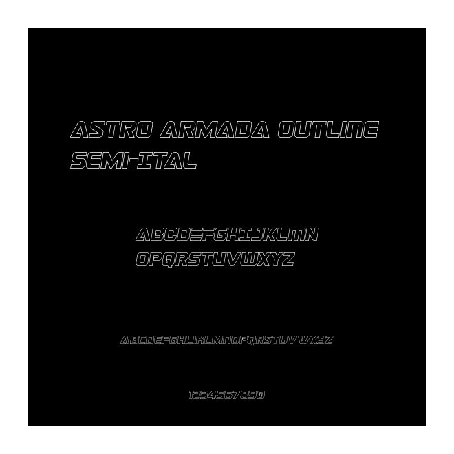 Astro Armada Outline Semi-Ital