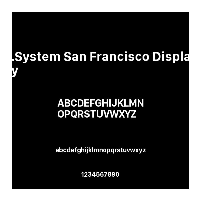 .System San Francisco Display