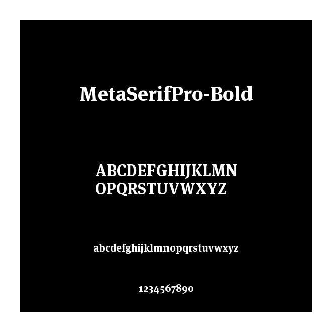 MetaSerifPro-Bold