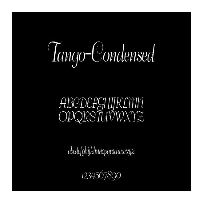 Tango-Condensed